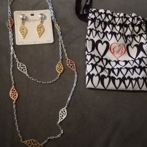 Brighton Barbados set earrings and necklace. Nwt